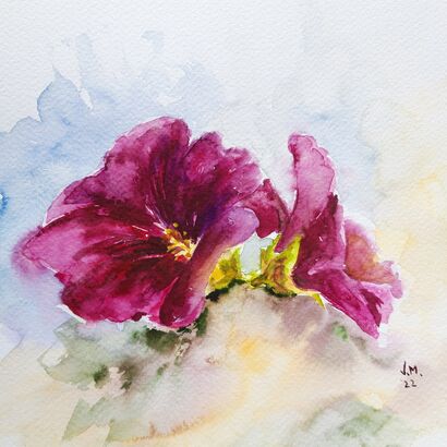 Hibiscus - A Paint Artwork by Micsandra