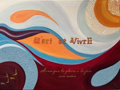 Symphony of life - the art of living - a Paint Artowrk by Elena Guseva