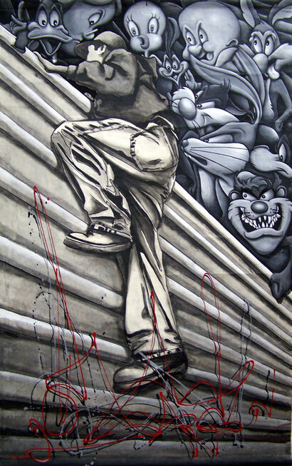 Where the fuck are you going? - a Paint Artowrk by Roberto Rosique