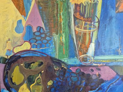 Still life. Plums. - a Paint Artowrk by Gosia