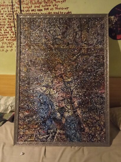 Nevermind.The portrait of Kurt Cobain.Nobody get successful - a Paint Artowrk by Xhú Feixú 