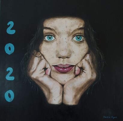 2020 un anno da non dimenticare - A Paint Artwork by Sandra Ongari
