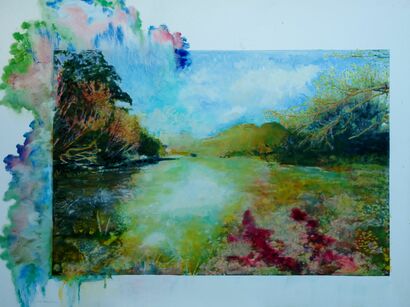 modern awa (river) - A Paint Artwork by River Dog