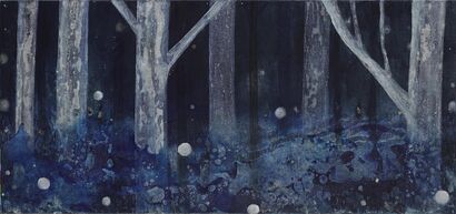 Blue forest - a Paint Artowrk by Kai-Hsing楷馨 Huang黃