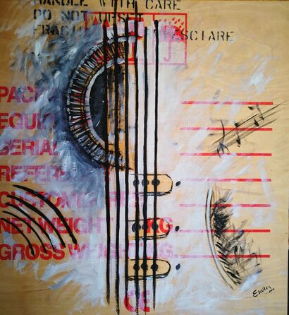 Sinfonia Rossa - a Paint Artowrk by ELLUL
