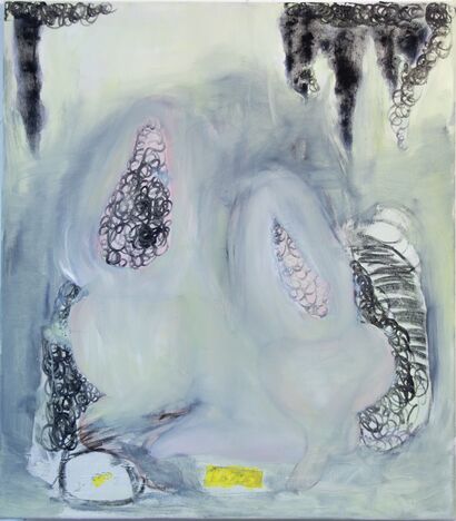 children playing with knives - a Paint Artowrk by Ardesia  Calderan 
