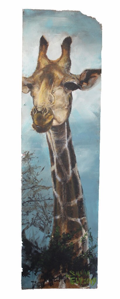 Giraffe - A Paint Artwork by Silviaely