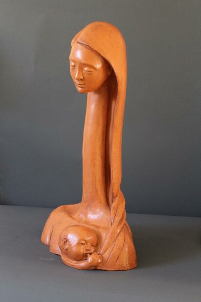 Alice, sguardo materno - a Sculpture & Installation Artowrk by Isabella Scotti