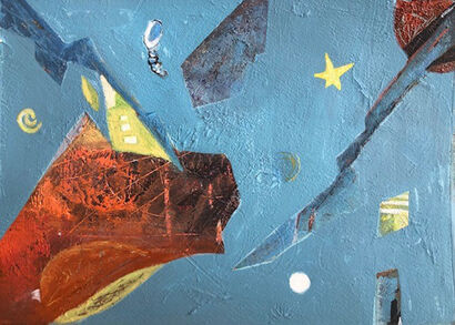 Stargazing - a Paint Artowrk by Eva-Lynn Loy