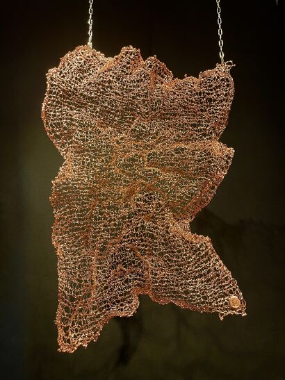 Indra’s Weave : Handlaced no.I - a Sculpture & Installation Artowrk by Tania Welz