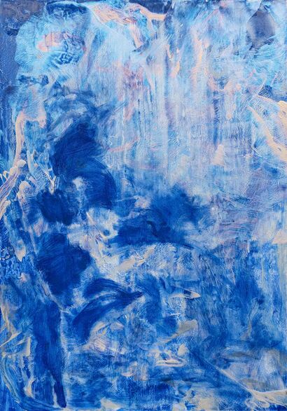 From Lapis to YInMn Blue - A Paint Artwork by Sheng-Hung SHIU