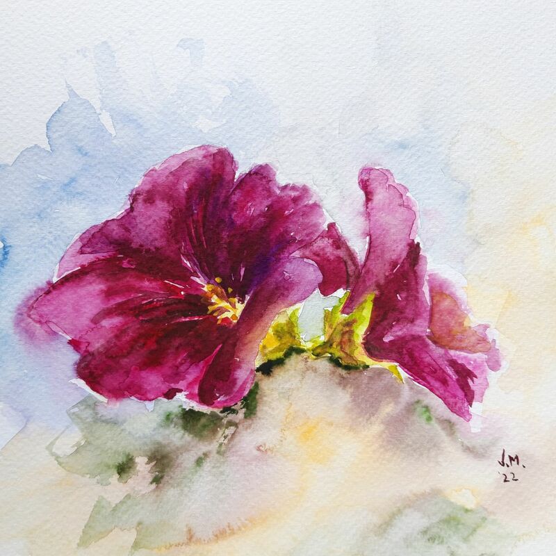 Hibiscus - a Paint by Micsandra