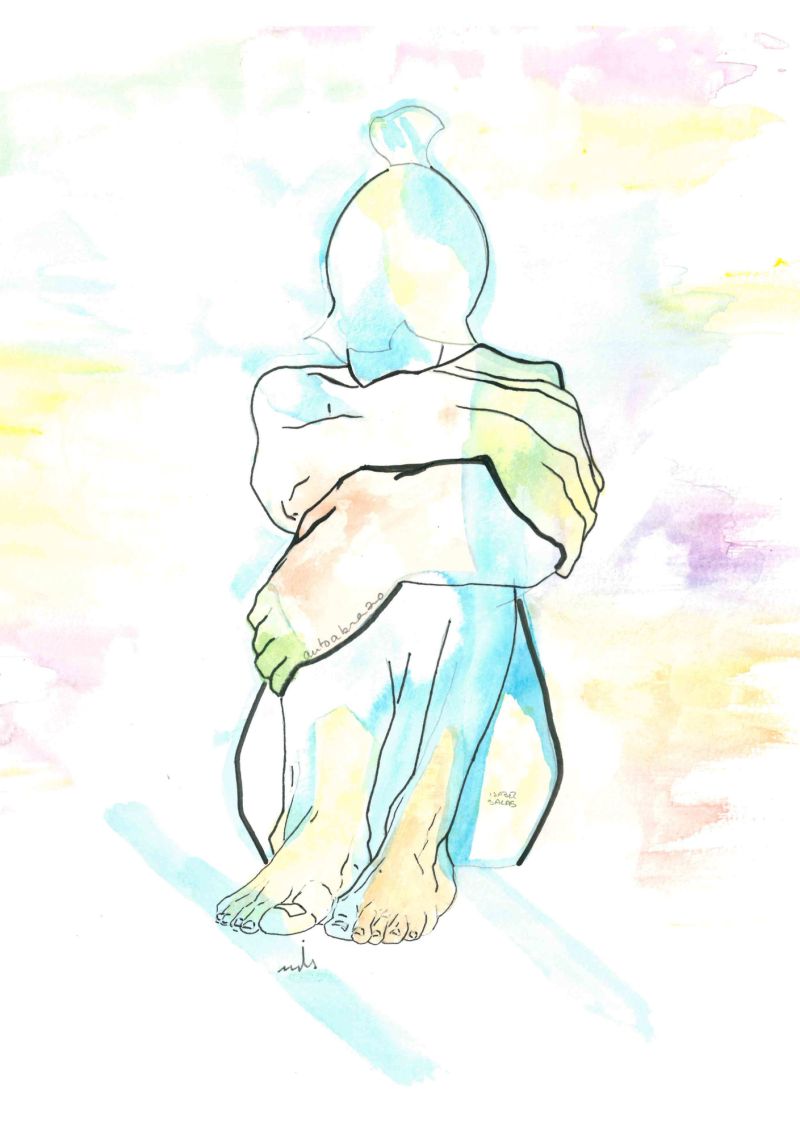 autoabrazo - a Paintings by Isabel Salas