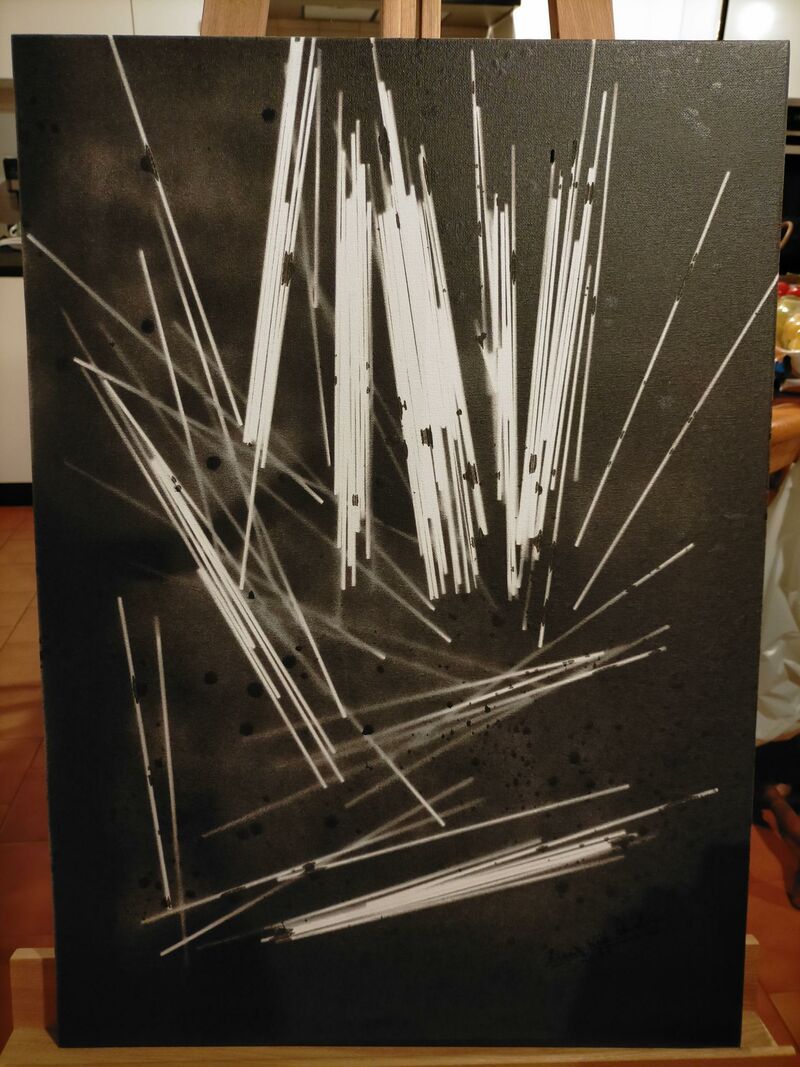 Black Shanghai - a Paintings by Maria Nilde Randazzo