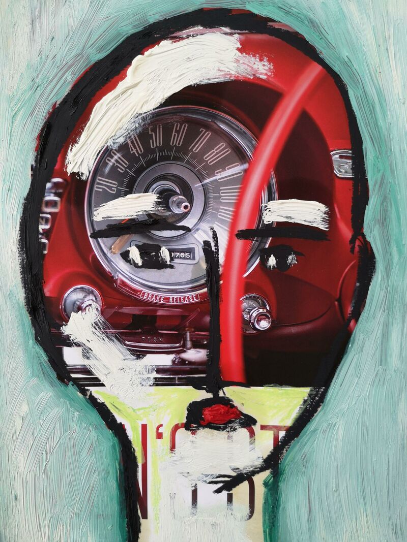 Reuse_Collection Car - a Paintings by Manuel Remeggio