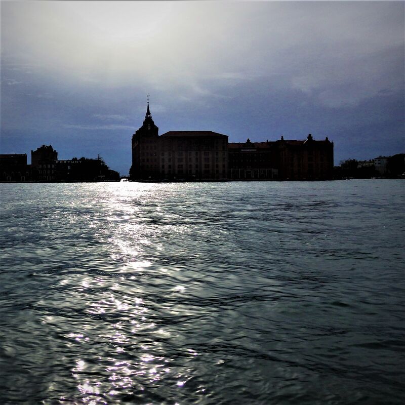 Venice - Blue Square  - a Photographic Art by Andrea Perin - Lo scrittore della laguna