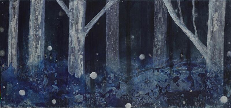 Blue forest - a Paint by Kai-Hsing楷馨 Huang黃