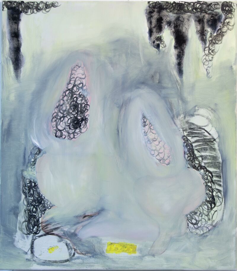 children playing with knives - a Paintings by Ardesia  Calderan 