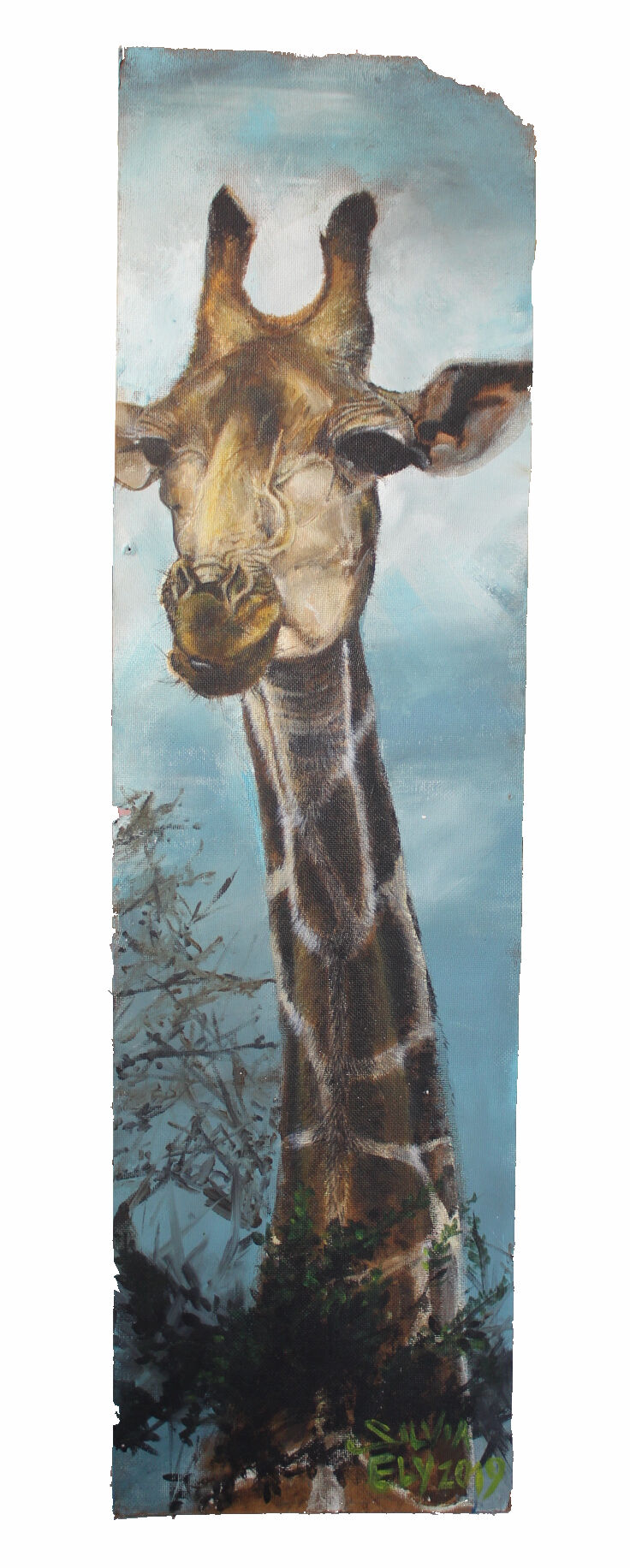 Giraffe - a Paint by Silviaely