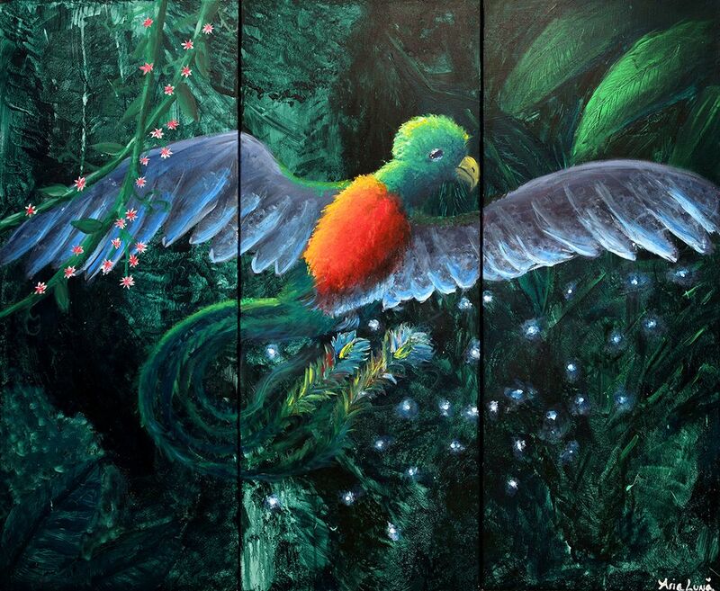 Quetzal - a Paint by Aria Luna