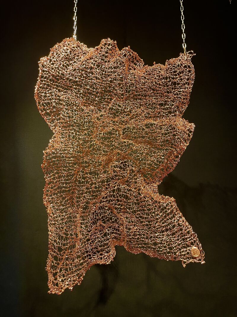 Indra’s Weave : Handlaced no.I - a Sculpture & Installation by Tania Welz