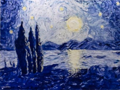 'Moon Light', Collection 'New Horizons' by Dr. Halyna Vakulenko