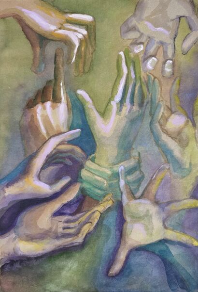 Voice of the Moment - a Paint Artowrk by YANA DMITRIEVA