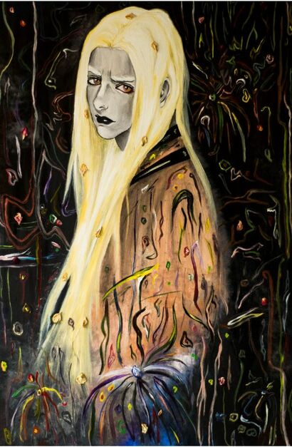 Legend of Sad  Madness - A Paint Artwork by Menna allah   salama 