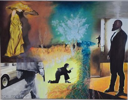 Yellow mood - a Paint Artowrk by Elisabeth Guyot