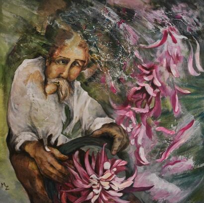 THE GARDENER - a Paint Artowrk by Marisa Zorgno