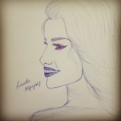 Selena gomez.  - a Paint Artowrk by Zhulduz Alieva