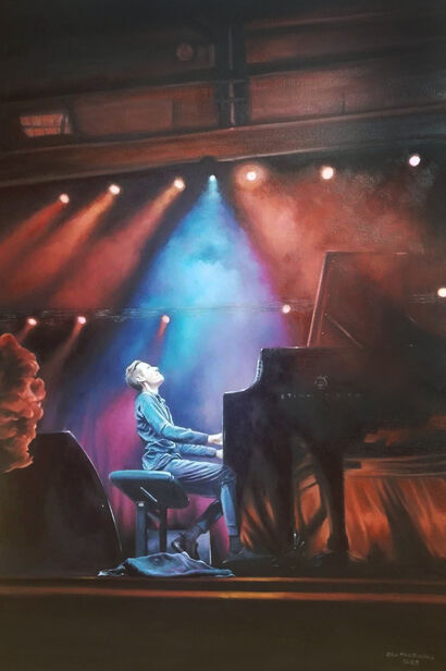 The pianist - a Paint Artowrk by Clo
