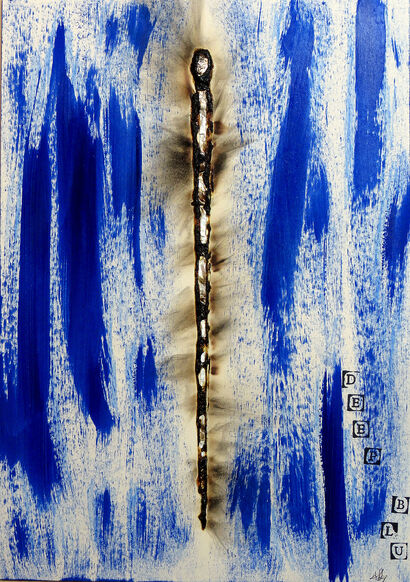 deep blu - A Paint Artwork by ABBA