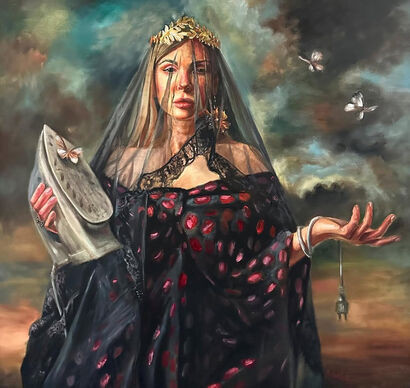 The butterfly catcher  - a Paint Artowrk by Iryna Götz