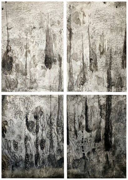 Là où dansent les ombres - a Paint Artowrk by Mathilde THIENNOT