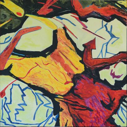 Risvegli (Linen)  - a Paint Artowrk by Giuliano Franco