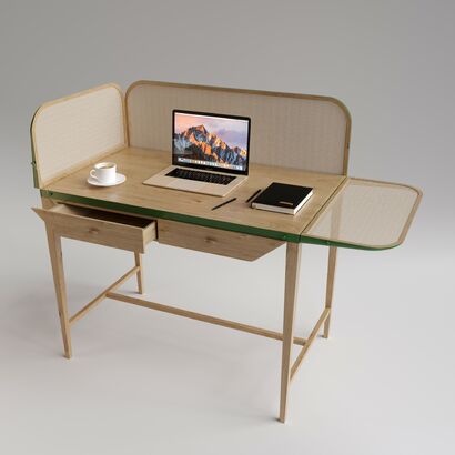Cozy desk - A Art Design Artwork by Aisel Akhmedova
