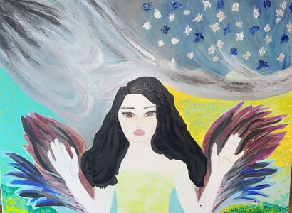 Alienation  - a Paint Artowrk by Sabah Lynda 