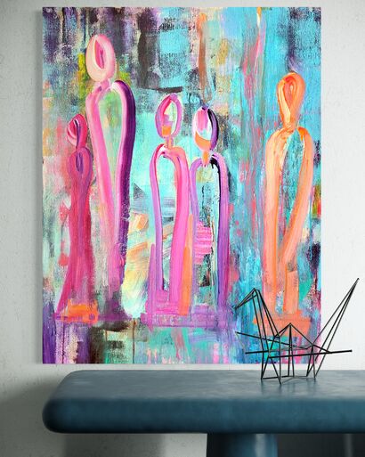 Storie de Famiglia - a Paint Artowrk by Annette  Murphy