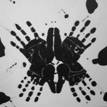 Inkblot #13: Out of My - A Paint Artwork by Chocolate Gandalf