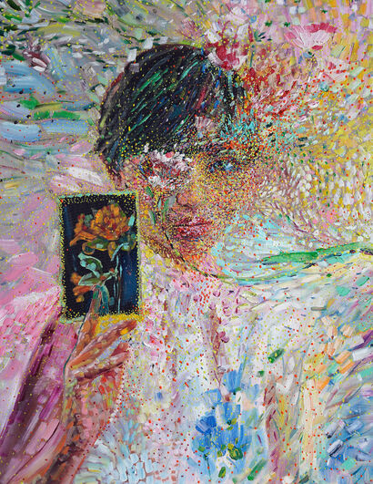 Portrait 69 - a Paint Artowrk by Eva Akopian 