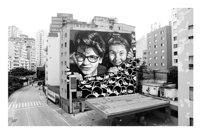 Max e Rosa - A Urban Art Artwork by Henrique EDMX Montanari