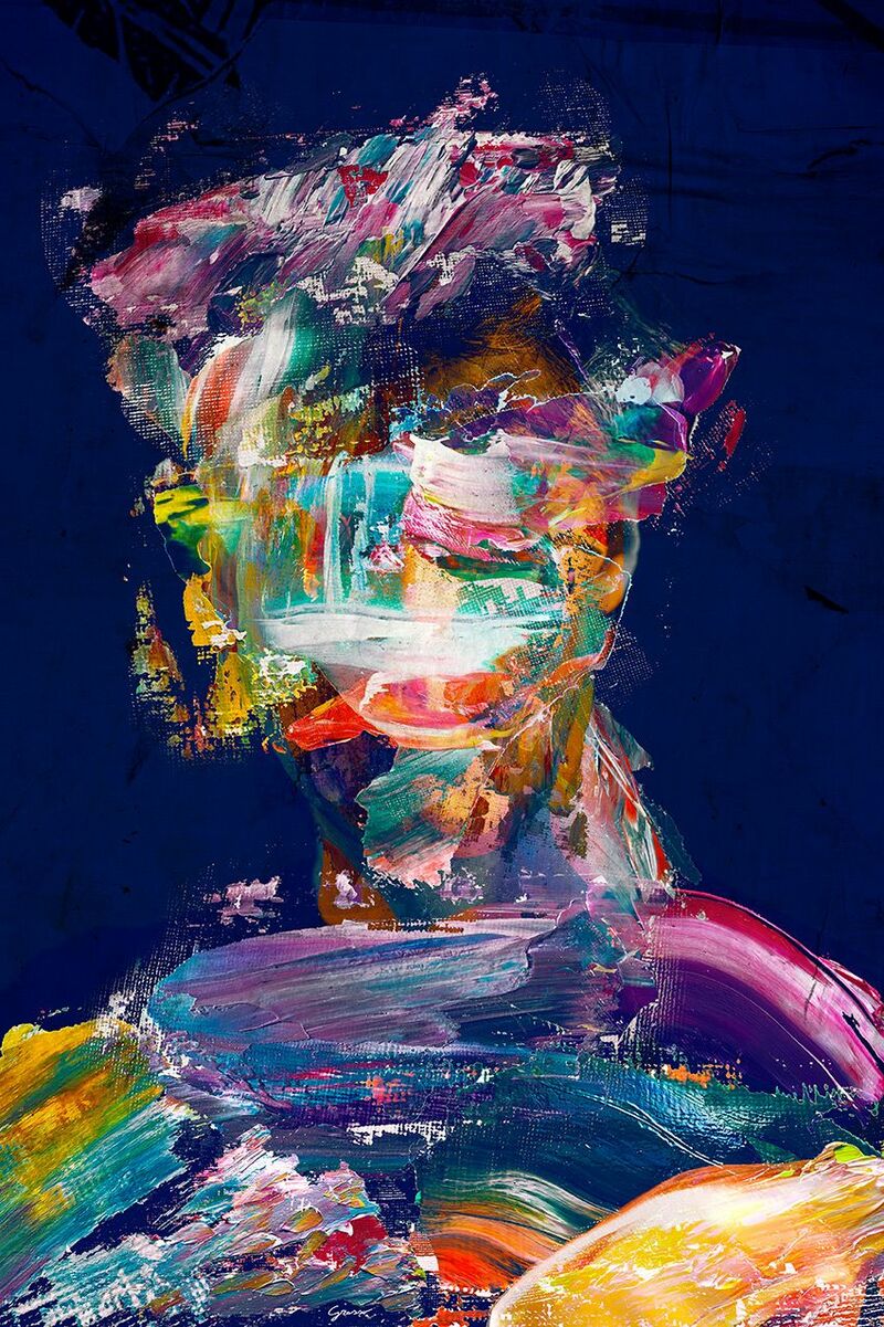 Smile - a Paint by Roberto Grosso