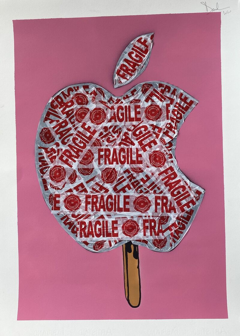 Ice apple cream, Fragile - a Urban Art by Dudi