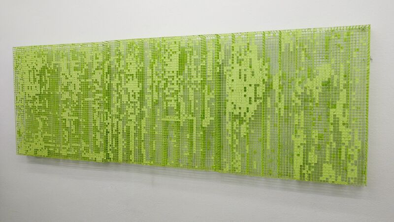 green mesh - a Sculpture & Installation by Herbert Egger