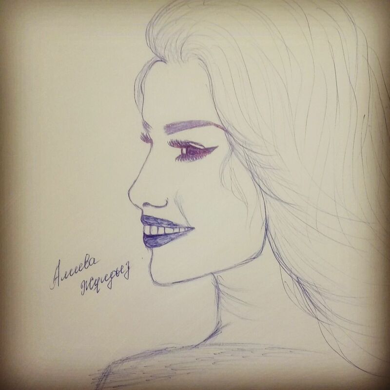Selena gomez.  - a Paintings by Zhulduz Alieva