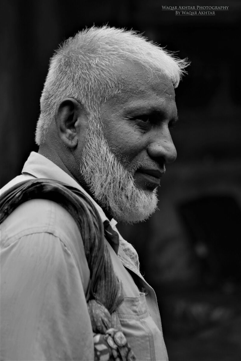 Brave Old Man - a Photographic Art by Waqar