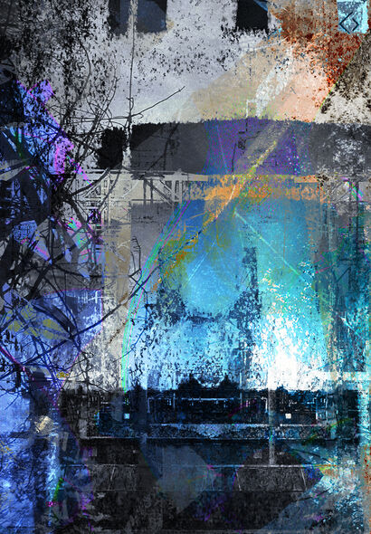Blue Furnace - A Digital Art Artwork by Joe Tantillo