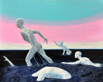 掙扎過後的世界能會是彩色的嗎?(After all the struggle, can the world still be colorful?) - a Paint Artowrk by happy