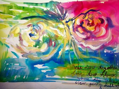 We dance together - a Paint Artowrk by Ariel